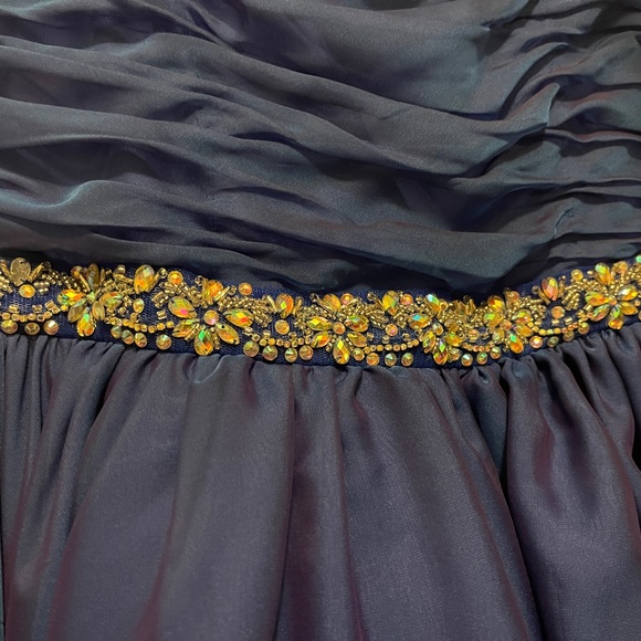 Royal Blue Pageant Dress Size 14 Girls - Picture 5 of 5